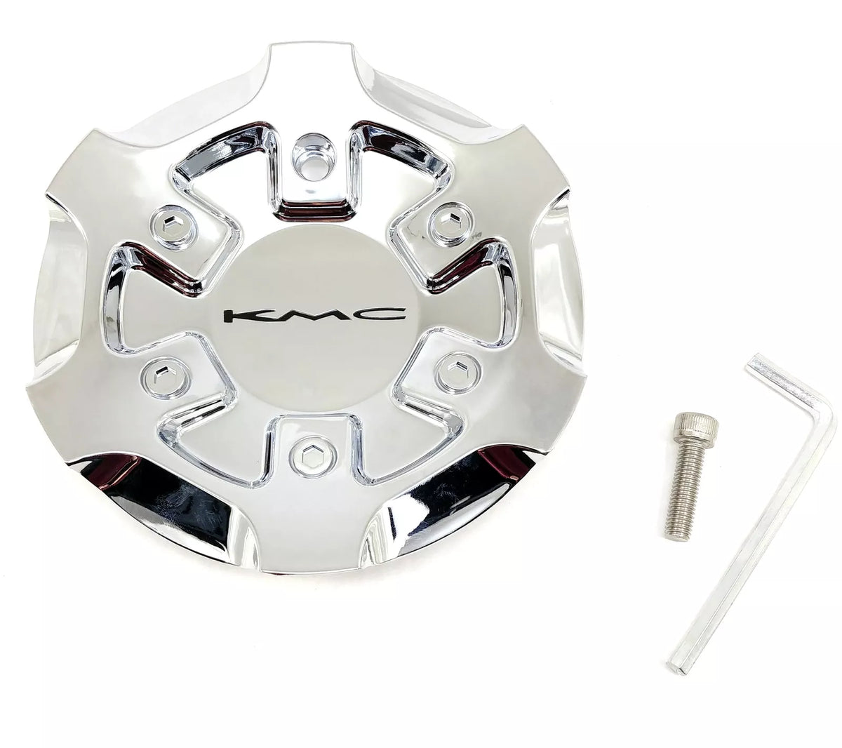 KMC Snap-In Cap Chrome +35 Offset For KM695