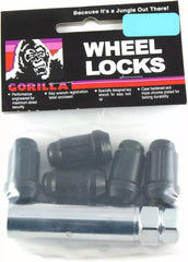 Gorilla Automotive SD Lock ET 12x1.50 Black 5-Pack Bag