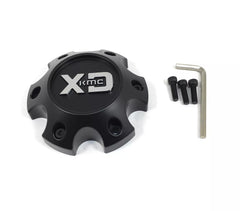 XDS Satin Black 1PC Small 5 LUG Center Cap for XDS CAP 6X4.5/120 SATIN BLACK (NEW LOGO)