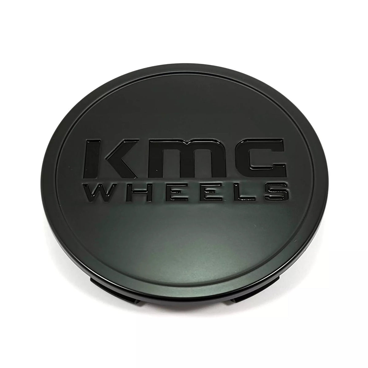 KMC Satin Black Snap-In Hub Cap