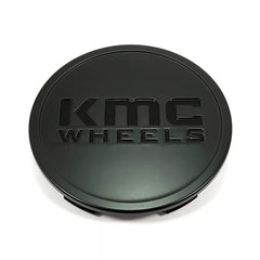KMC Satin Black Snap-In Hub Cap