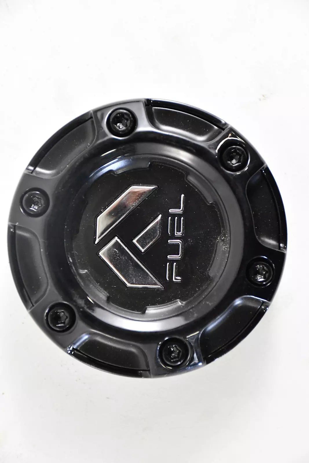 Fuel Snap-In Hub Cap Gloss Black/Chrome for 5X5.0