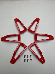 Moto Metal MO969 18X9 RED WHEEL INSERTS (6 PCS)