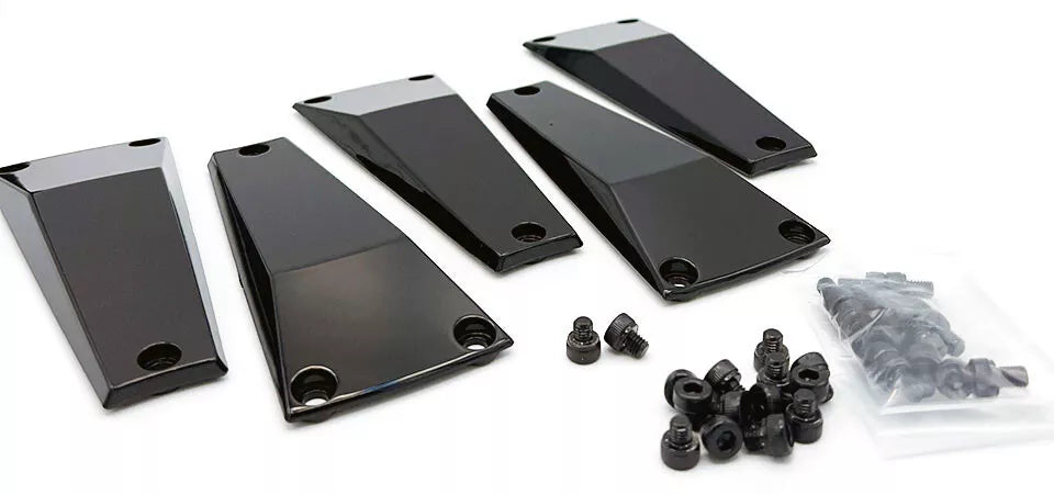 Helo HE899 17X7 Spoke Inserts - Gloss Black (5PK)