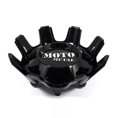 Moto Metal Gloss Black/Chrome/Gloss Black MO804 20X9 ET18 Cover Cap
