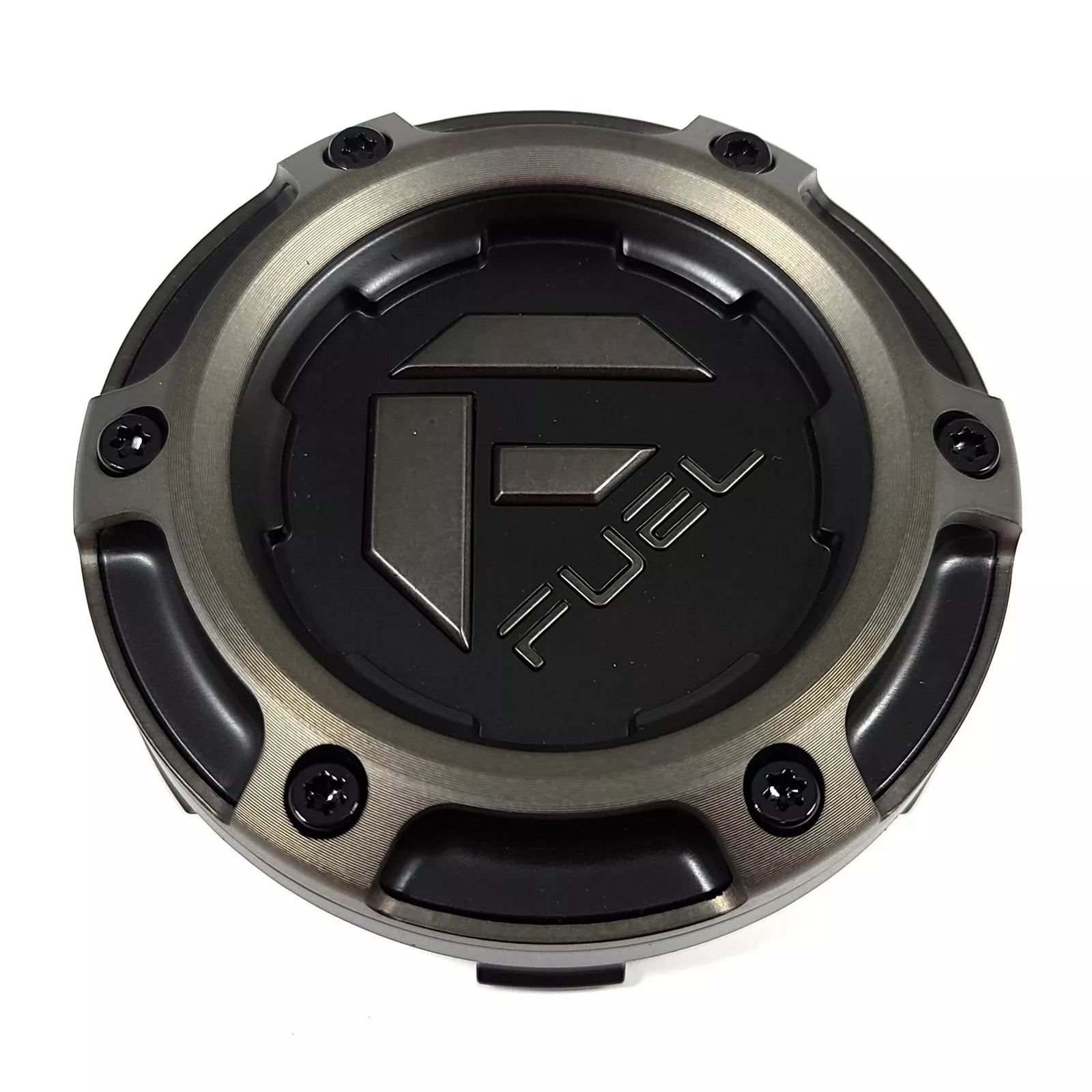 Fuel Snap-In Hub Cap Double Dark Tint for Large Bore (3.94")