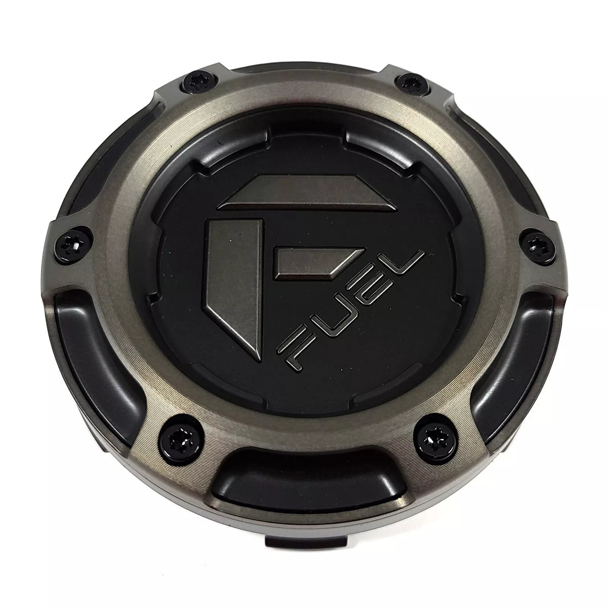 Fuel Snap-In Hub Cap Double Dark Tint for Large Bore (3.94")