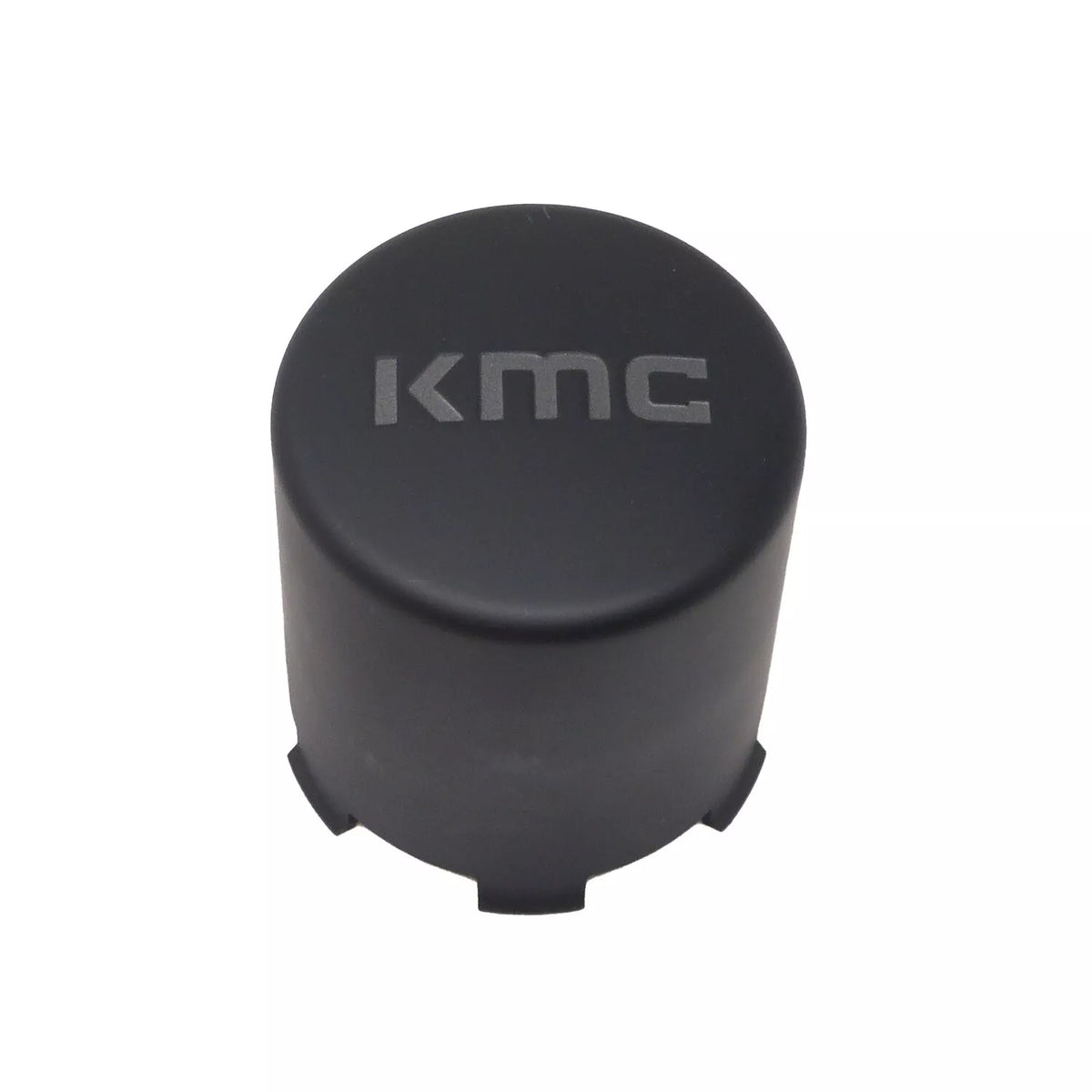 KMC 5 Lug Push-Through Cap in Matte Black/Silver with CB 83.5