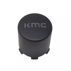 KMC 5 Lug Push-Through Cap in Matte Black/Silver with CB 83.5