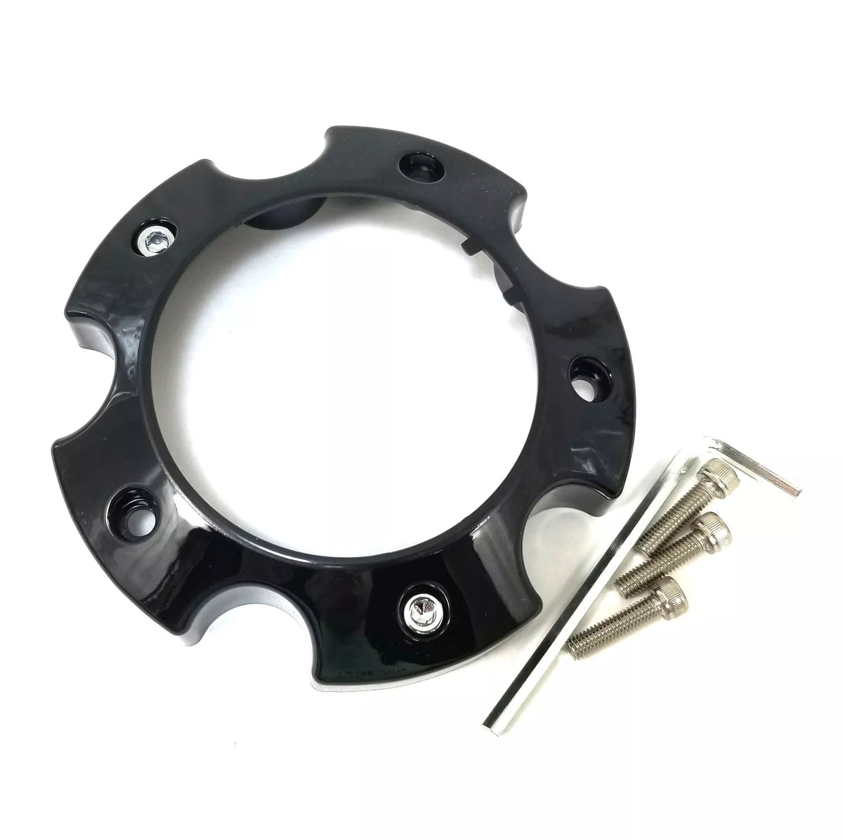 Misc Accessories Gloss Black Open-End Large 5 Lug Cap