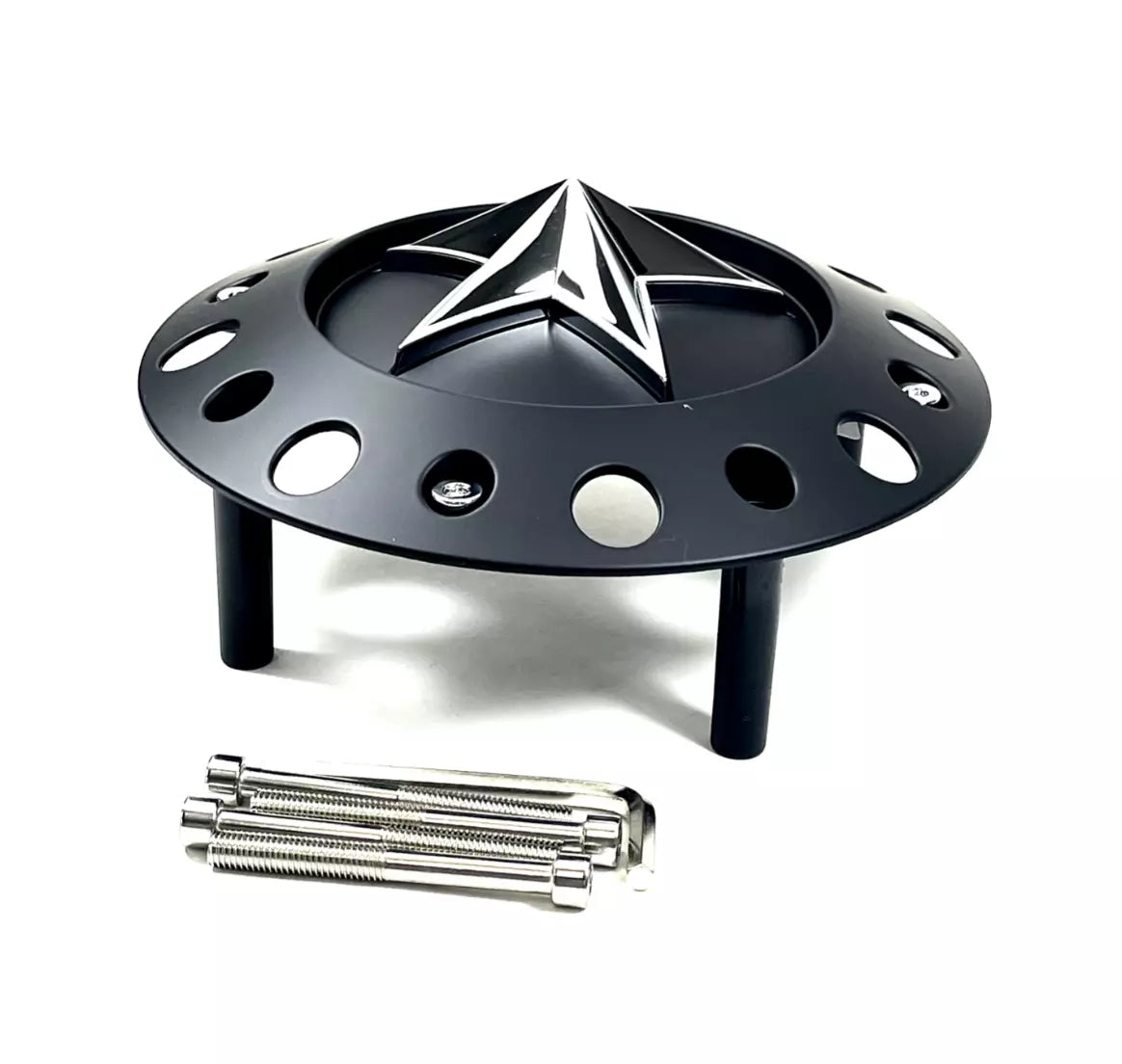 XDS XD775 Rockstar Black 18in 22x122 Hub Cap