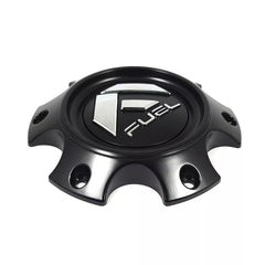 Fuel Matte Black Bolt-On Hub Cap with Chrome Logo for 6x135