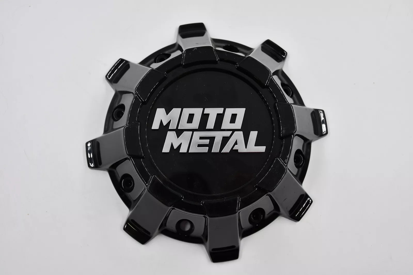 Moto Metal Covered Cap Bolt-On (Gloss Black/Chrome/Gloss Black)