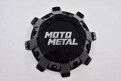 Moto Metal Covered Cap Bolt-On (Gloss Black/Chrome/Gloss Black)