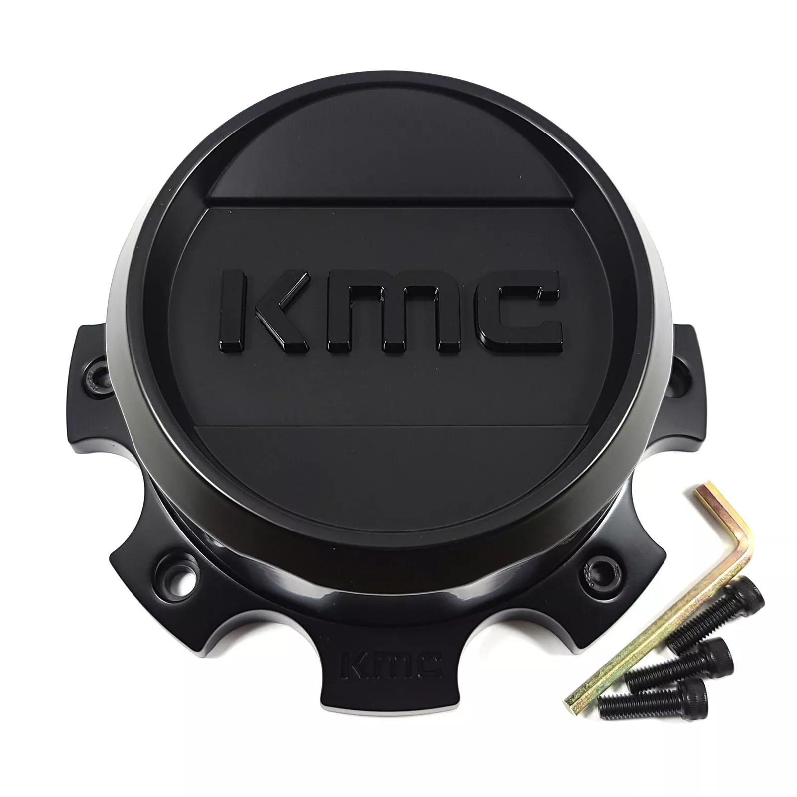 KMC CAP BOLT-ON (SBSG/GRAPHITE/BLACK) - 8X6.5/180