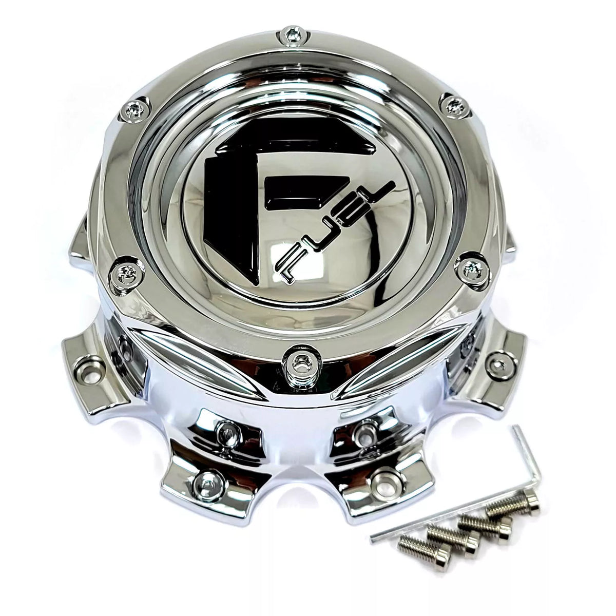 Fuel Raw Billet Hub Cap for 5X135/5X5.5