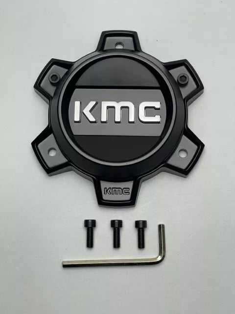 KMC CAP BOLT-ON (SATIN BLACK/GRAPHITE/BLACK) - 5X5.5/150