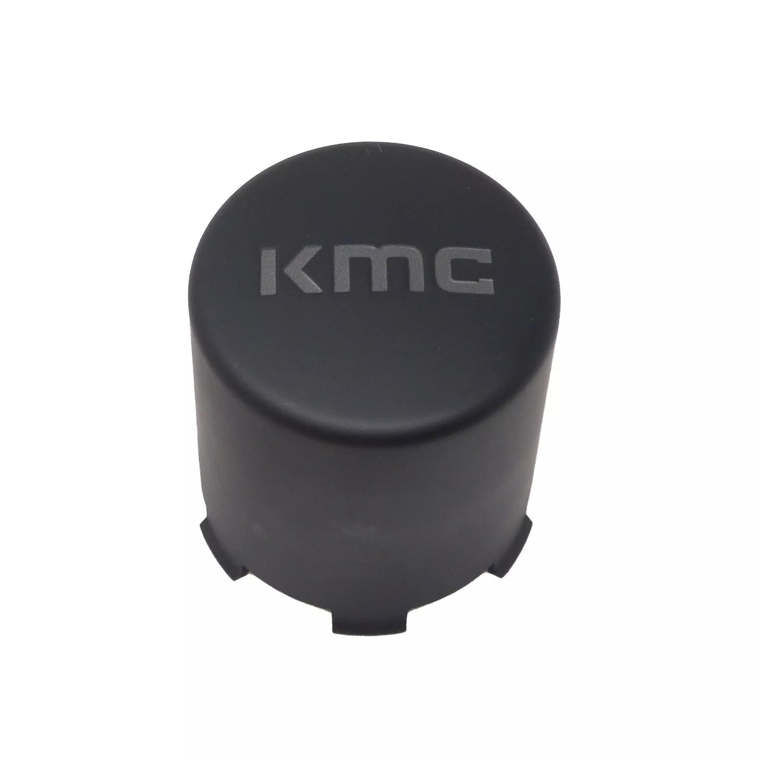 KMC 5/6 Lug Push-Through Cap in Matte Black/Silver with CB 94.6