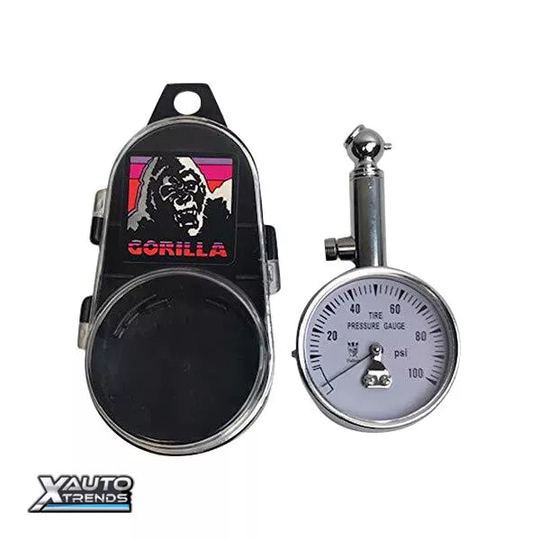 Gorilla Automotive Tire Pressure Gauge Prem Dial 0-100 PSI