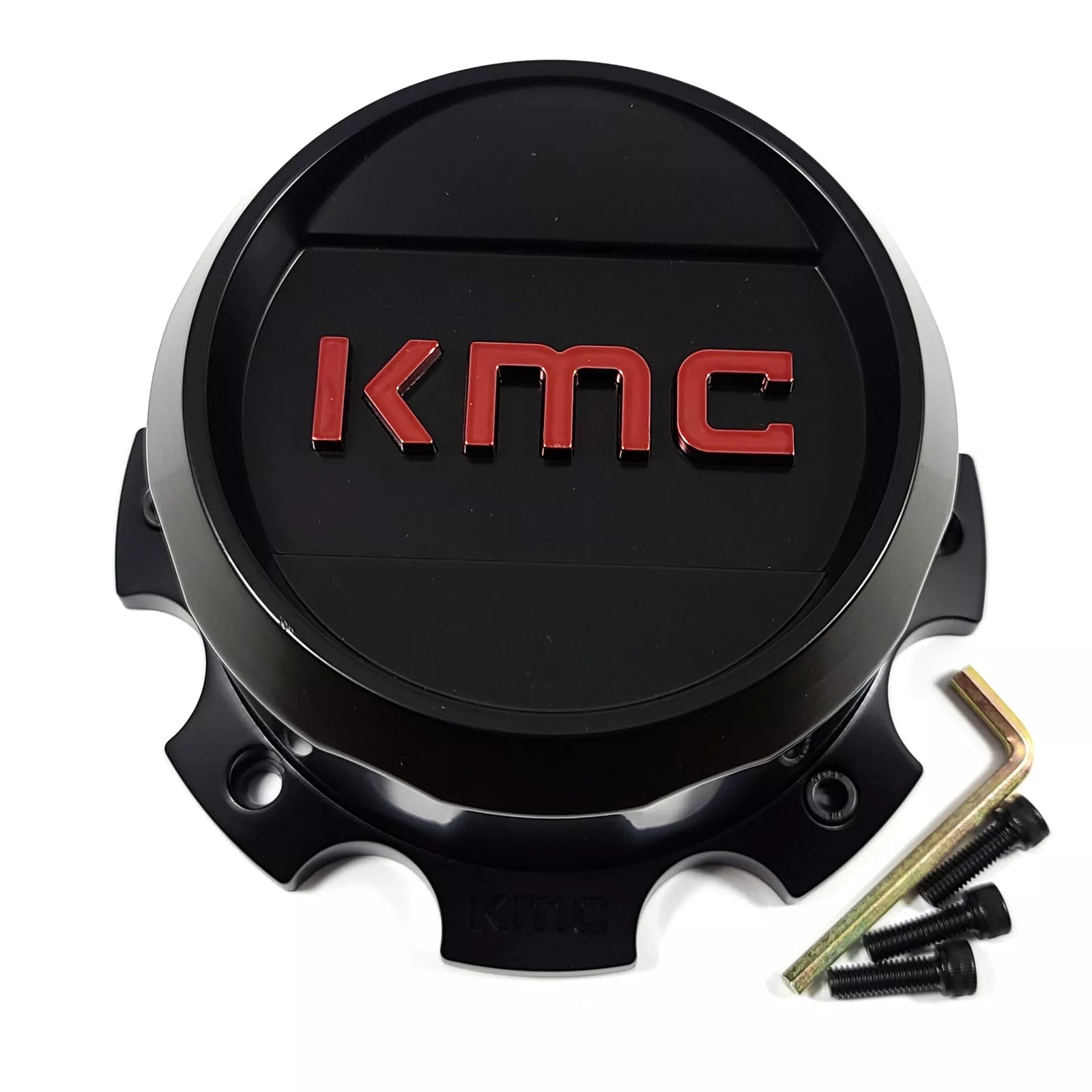 KMC CAP BOLT-ON (SBSG/RED/BLACK) - 8X170