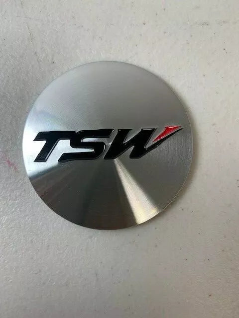 TSW 60MM 5/114 Brushed Aluminum PL62 ALKI Emblem
