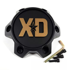 XD Bolt-On Cap (Matte Black/Brushed Bronze/Black) Revstar - 6x5 Center Cap