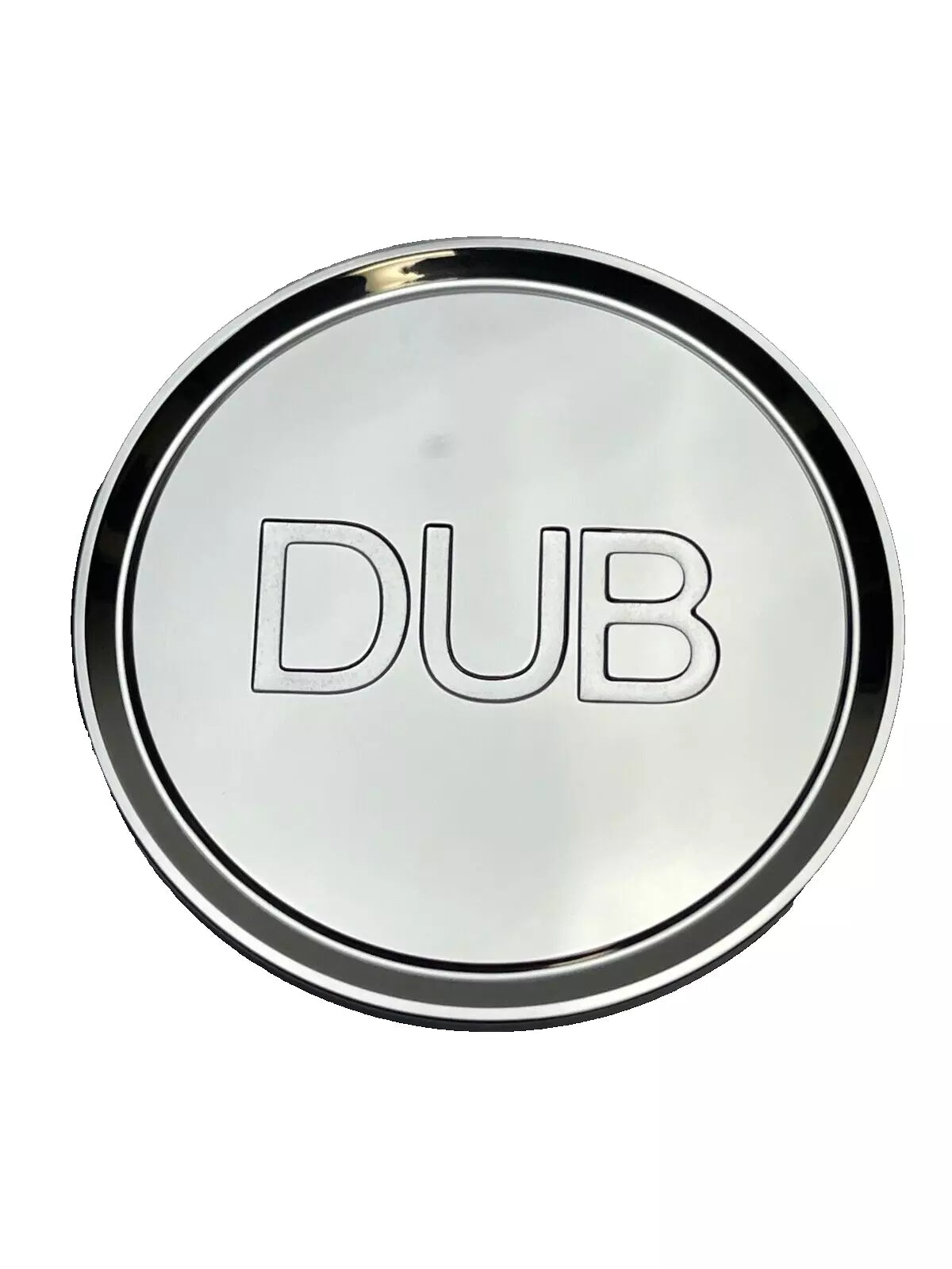Dub Flat Polished Aluminum O-Ring Hub Cap for MBZ