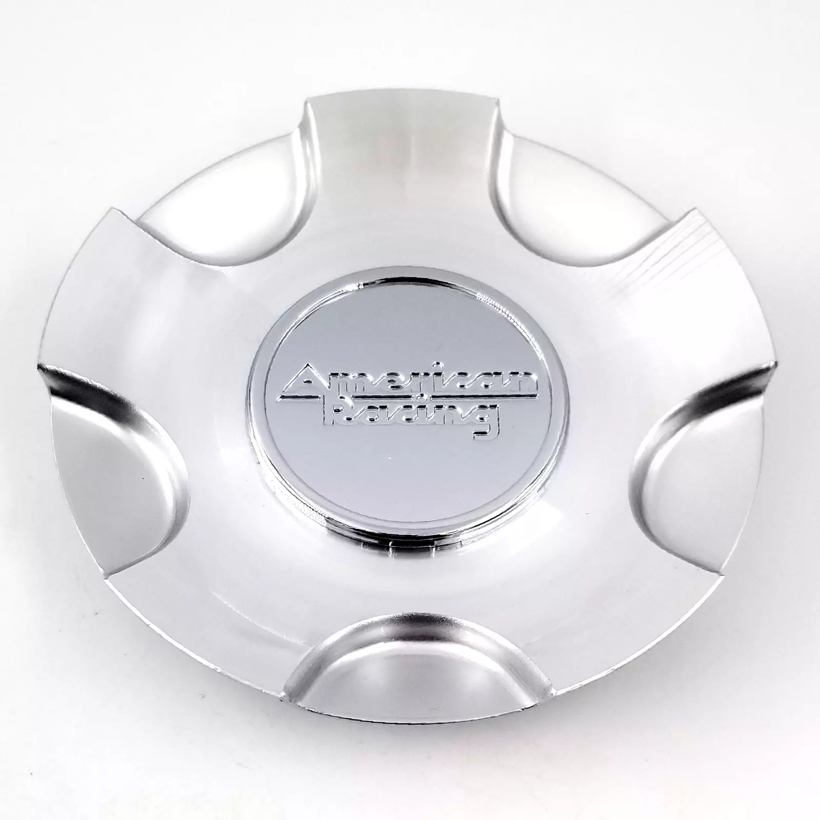 American Racing AR919 Silver Machined Snap-In Cap