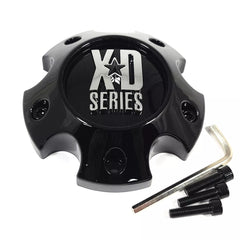 XDS Gloss Black 1PC Small 5 LUG Center Cap for 5X5