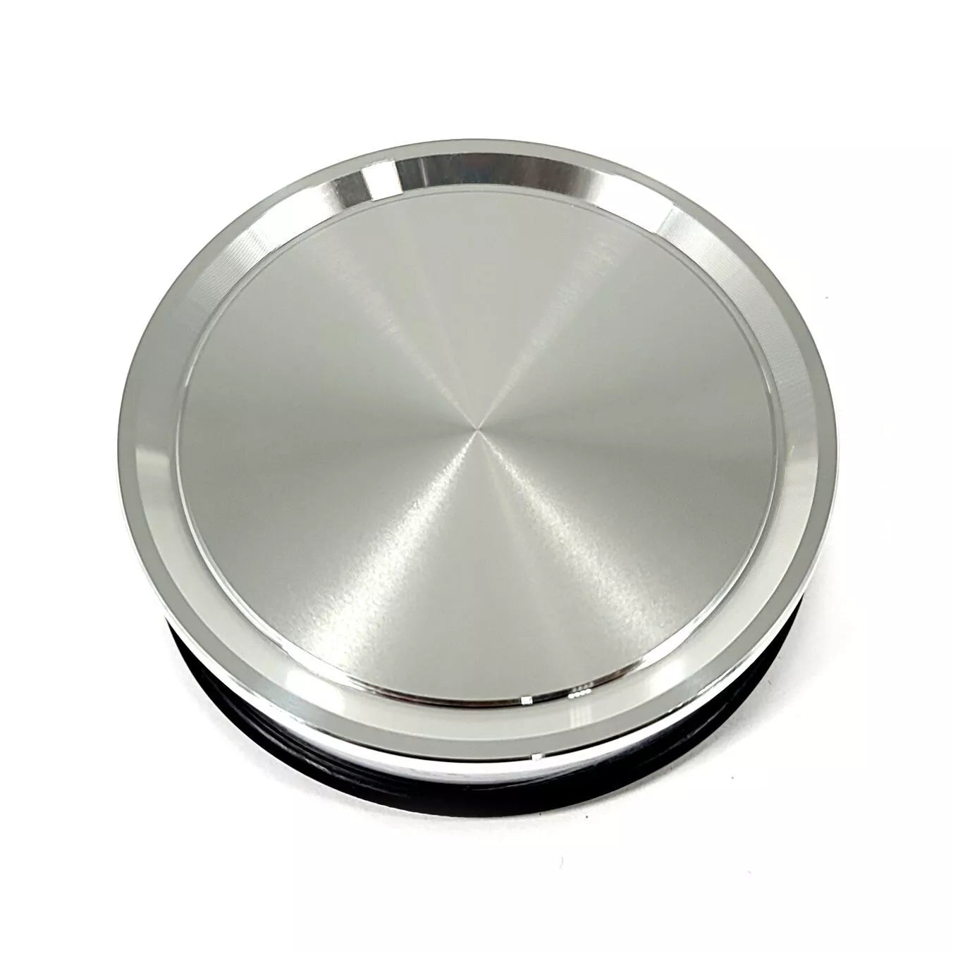 Flat Plain Aluminum O-Ring Hub Cap for Bentley