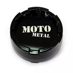 Moto Metal GLOSS MO983 CAP SNAP IN 6X4.5 - BLACK