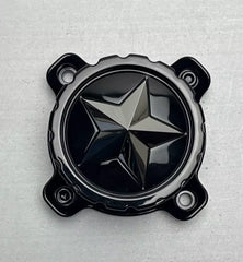 MSA Offroad Wheels Gloss Black MSA 3 Cap with Chrome Star