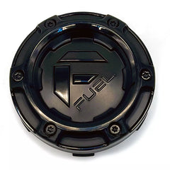 FC Snap-In Hub Cap Satin Black/Gloss Black - 100 OD