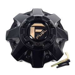 Fuel Gloss Black Cap with Riser Hub Cap