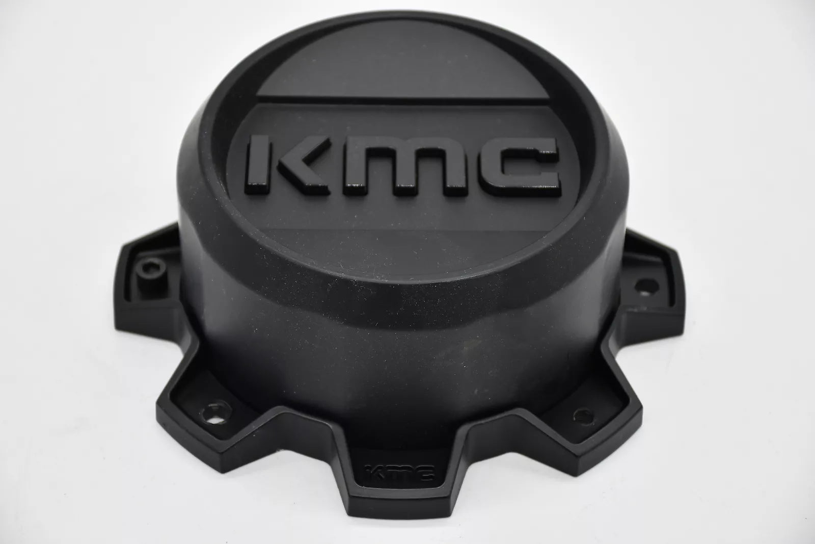 KMC Bolt-On Cap (Matte Black/Gloss Black/Black) - 8X6.5/180