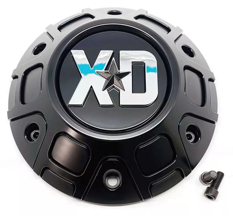XD851 Cap Bolt-On in Satin Black/Chrome & Satin Black/Black for 5/6 Lug