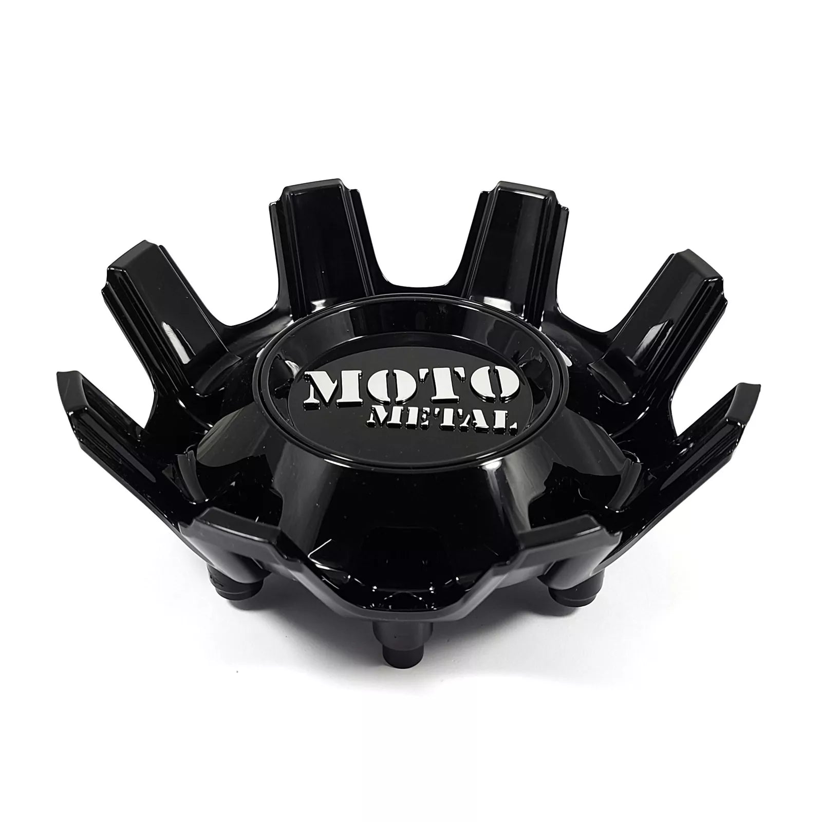 Moto Metal Gloss Black/Chrome/Gloss Black MO804 20X9 ET0 Cover Cap