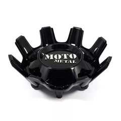 Moto Metal Gloss Black/Chrome/Gloss Black MO804 20X9 ET0 Cover Cap