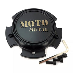 MOTO CAP BOLT-ON (SATIN BLACK/DARK TITANIUM/BLACK) - 5X5.5/150