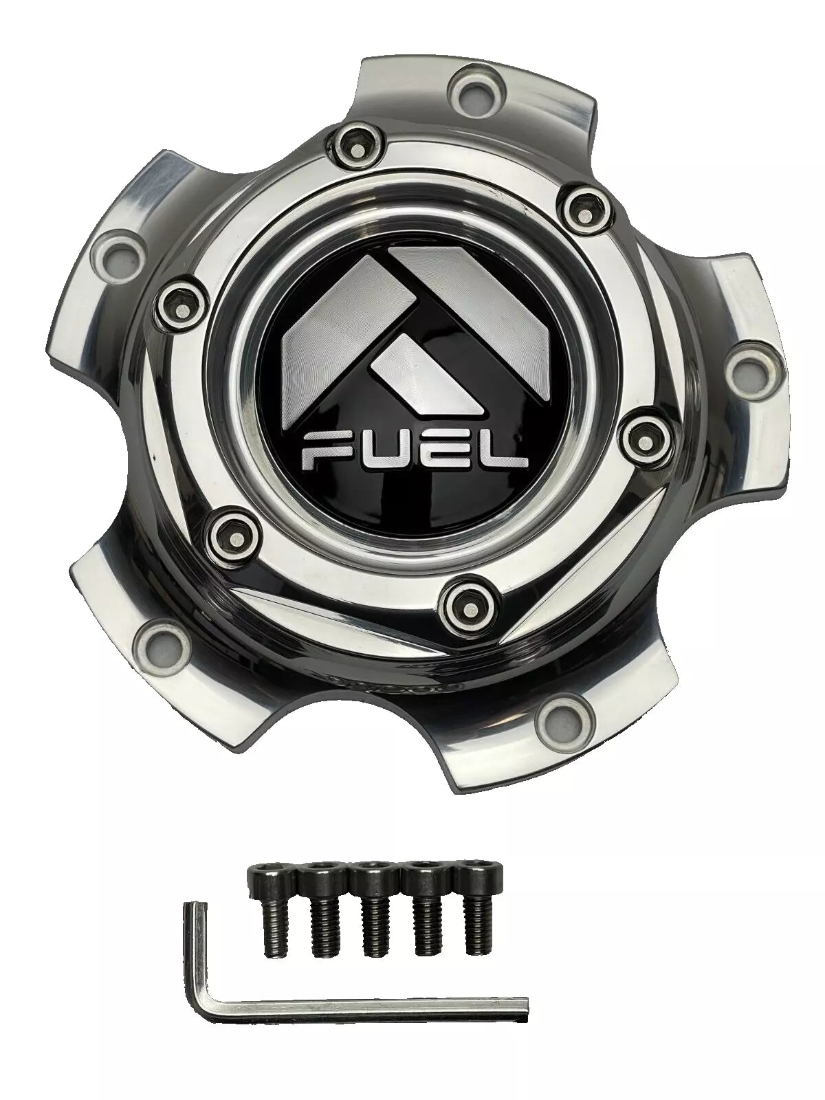 Fuel Polished Billet Hub Cap for 5X150