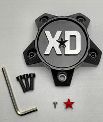 XD Bolton Cap (Gloss Black/Chrome/Black) Revstar - 5X4.5/120