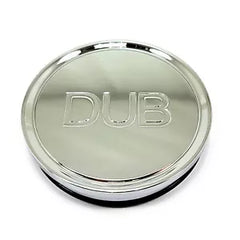 Dub Flat Chrome Aluminum O-Ring Hub Cap for MBZ