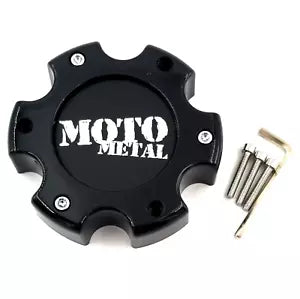 Moto Metal GLOSS MOTO METAL BLACK CAP 6X5.5