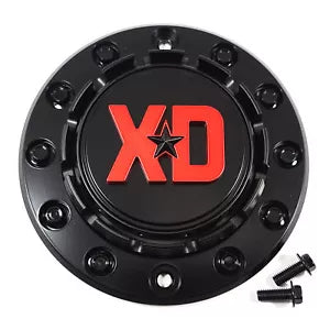 XD Series Cap Bolt-On in Satin Black/Red & Gloss Black/Black for 17" Only