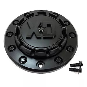 XD Series Cap Bolt-On in Satin Black/Gloss Black/Black for 17" Only