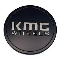 KMC Black With grey logo Snap-In Cap