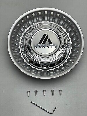 Asanti Tiara Bolt-On Cap (Silver/Gloss Black)