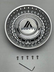 Asanti Tiara Bolt-On Cap (Silver/Gloss Black)