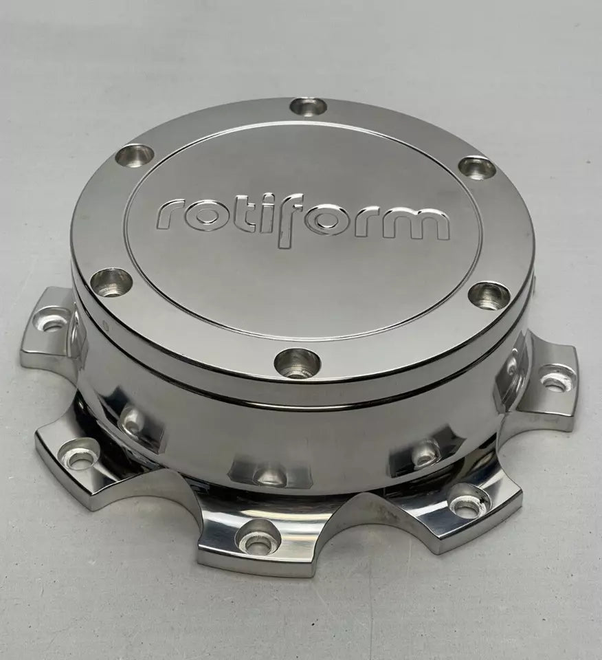Rotiform Polished Billet Hub Cap for 8X6.5/170