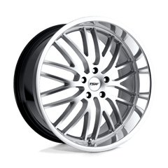 TSW 17x8 SNT HYPER SILVER W/ MIRROR CUT LIP +40mm